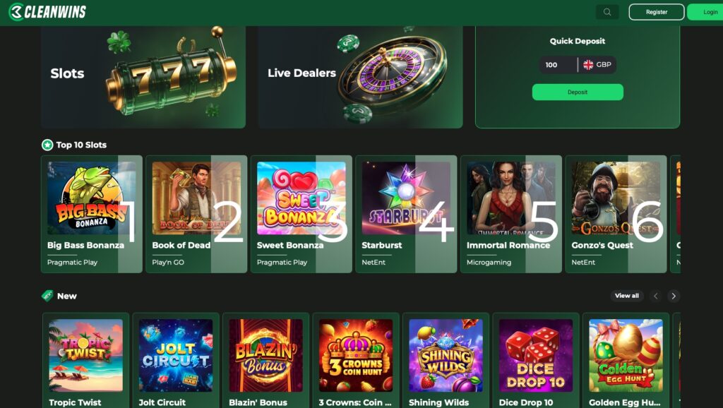 leading credit card casino