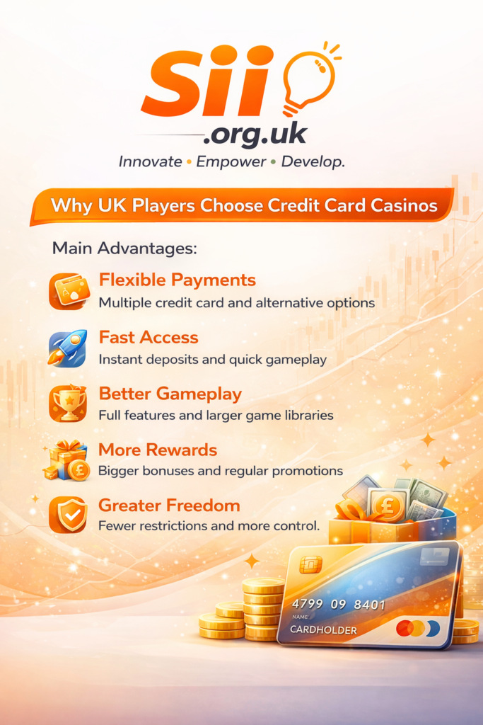 Sii credit card casino advantages