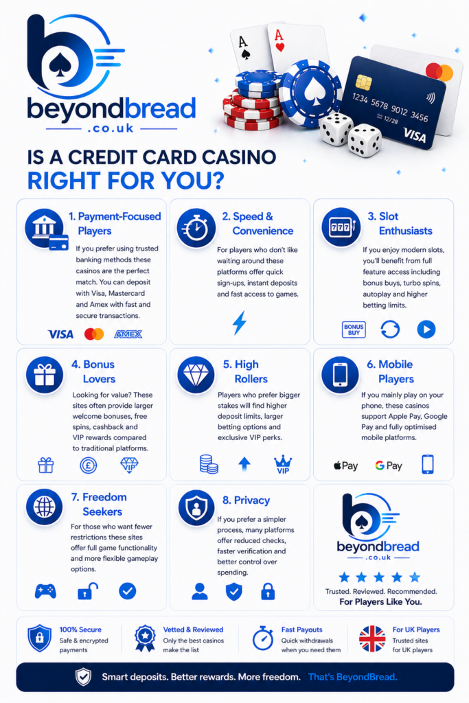 Credit Card Casino Player Types